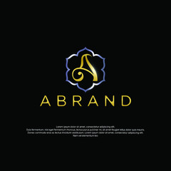 A Letter Brand Sign Logo symbol 