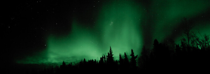 Magnificient northern light in Yellowknife Canada 2020 © 한석 서
