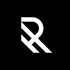 Letter RH logo