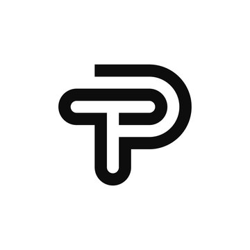 Letter TP, PT logo