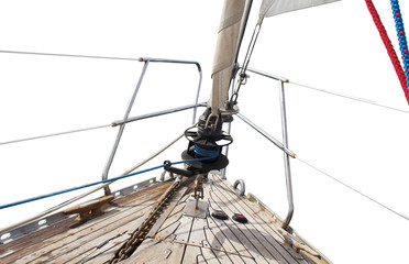 rigging of a sailing ship