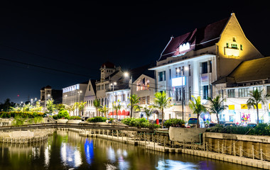 Naklejka premium Traditional architecture in Kota Tua, the old town of Jakarta, Indonesia