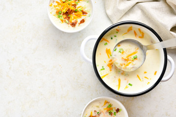Potato creamy soup