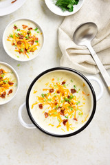 Creamy potato soup