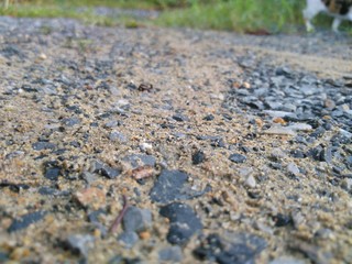 stone in the sand background