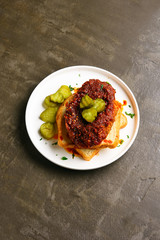 Nashville hot chicken sandwich