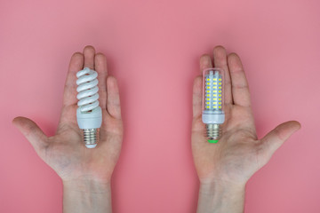 Light-emitting diode and energy-saving bulbs
