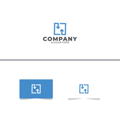 Trade Arrow Logo Design Template