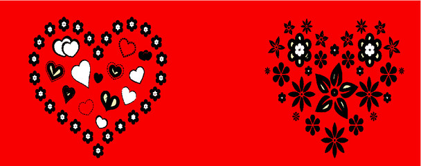Fototapeta premium love amore cuori