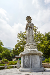 Fototapeta na wymiar Hoeryongsa Temple in Uijeongbu-si, South Korea. 