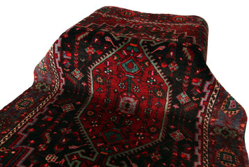 Old and modern Persian Colourful Arabesque and handmade carpet, rug gelim, and Gabbeh with the...