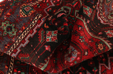 Old and modern Persian Colourful Arabesque and handmade carpet, rug gelim, and Gabbeh with the...
