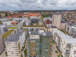 Naklejka premium Neighbourhood of nya kvillebäcken 