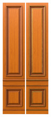 Classic wood panel 900mm wood with veneer and gold elements