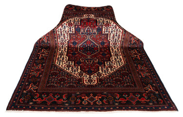 Old and modern Persian Colourful Arabesque and handmade carpet, rug gelim, and Gabbeh with the...