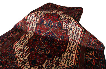 Old and modern Persian Colourful Arabesque and handmade carpet, rug gelim, and Gabbeh with the...