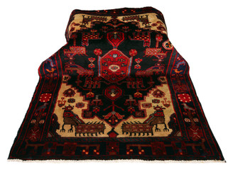 Old and modern Persian Colourful Arabesque and handmade carpet, rug gelim, and Gabbeh with the...