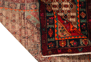 Old and modern Persian Colourful Arabesque and handmade carpet, rug gelim, and Gabbeh with the...