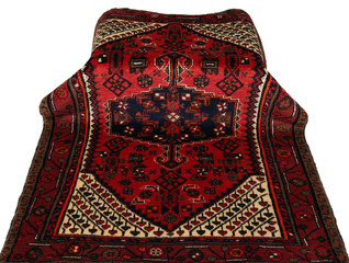 Old and modern Persian Colourful Arabesque and handmade carpet, rug gelim, and Gabbeh with the...