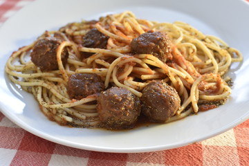 pasta con albindigas