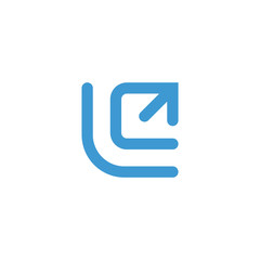 Letter E logo icon design template elements. Vector color sign.