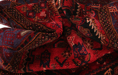 Old and modern Persian Colourful Arabesque and handmade carpet, rug gelim, and Gabbeh with the...