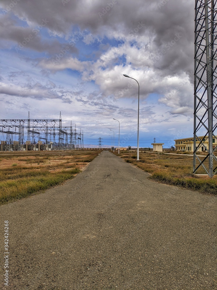 Wall mural 500 kv grid station, ntdcl, dg khan, pakistan