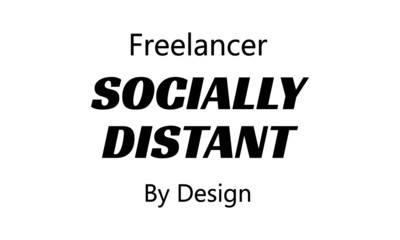 Freelance worker Quote, Work from home, Freelance, Quarantine, Corona virus theme, Poster, banner, print, card, Design 