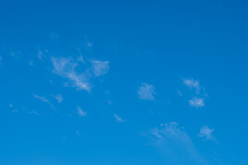 Obraz na płótnie Canvas Blue sky and white clouds background