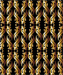 Geometric pattern print embroidery graphic design vector art