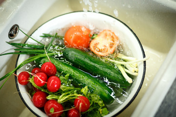 fresh vegetable salad