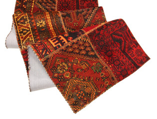 Old and modern Persian Colourful Arabesque and handmade carpet, rug gelim, and Gabbeh with the...