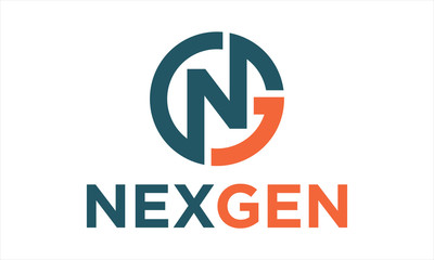 COMBINATION LOGO FROM NG OR GN IN CIRCLE LOGO DESIGN CONCEPT