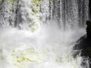Iguazú Falls is the largest waterfall in the world