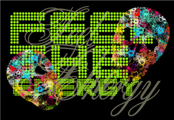 tattoo tribal skull graphic design vector art