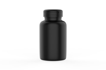 3D rendering Mock up jar for Packaging template on white background. 3d illustration