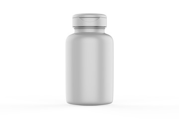 3D rendering Mock up jar for Packaging template on white background. 3d illustration
