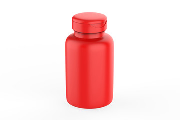 3D rendering Mock up jar for Packaging template on white background. 3d illustration