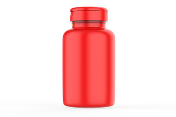 3D rendering Mock up jar for Packaging template on white background. 3d illustration