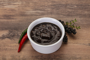 Black pepper sauce for meat