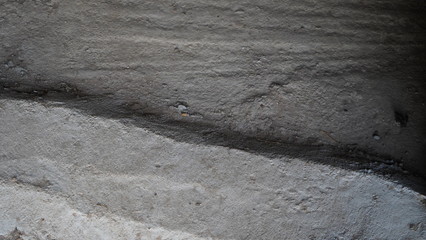 water drops on the sand