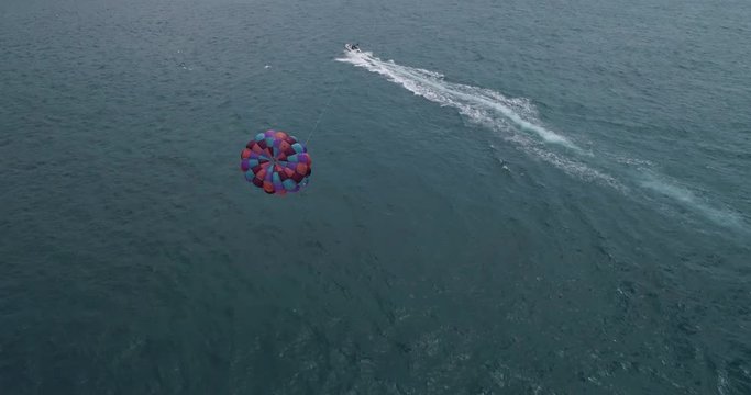 Parasailing At Hon Tam Island, Nha Trang Bay, Khanh Hoa, Vietnam