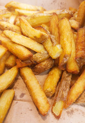 High angles of French fries (chips)

