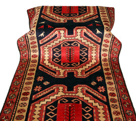 Old and modern Persian Colourful Arabesque and handmade carpet, rug gelim, and Gabbeh with the...