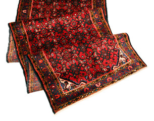 Old and modern Persian Colourful Arabesque and handmade carpet, rug gelim, and Gabbeh with the...