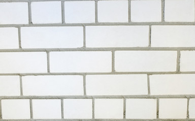 White brick wall