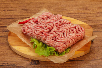 Raw Minced pork meat for cooking