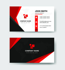 Modern and Professional Business Card Template Designs. With a combination of elegant shapes - Vector