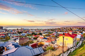 Punta Arenas is the capital city of Chile's southernmost region, Magallanes and Antartica Chilena - 342448652