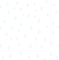 Small water drops vector pattern. Rainy overlay texture. Rain droplets background. Abstract halftone textured effect. Vector Illustration. EPS10.